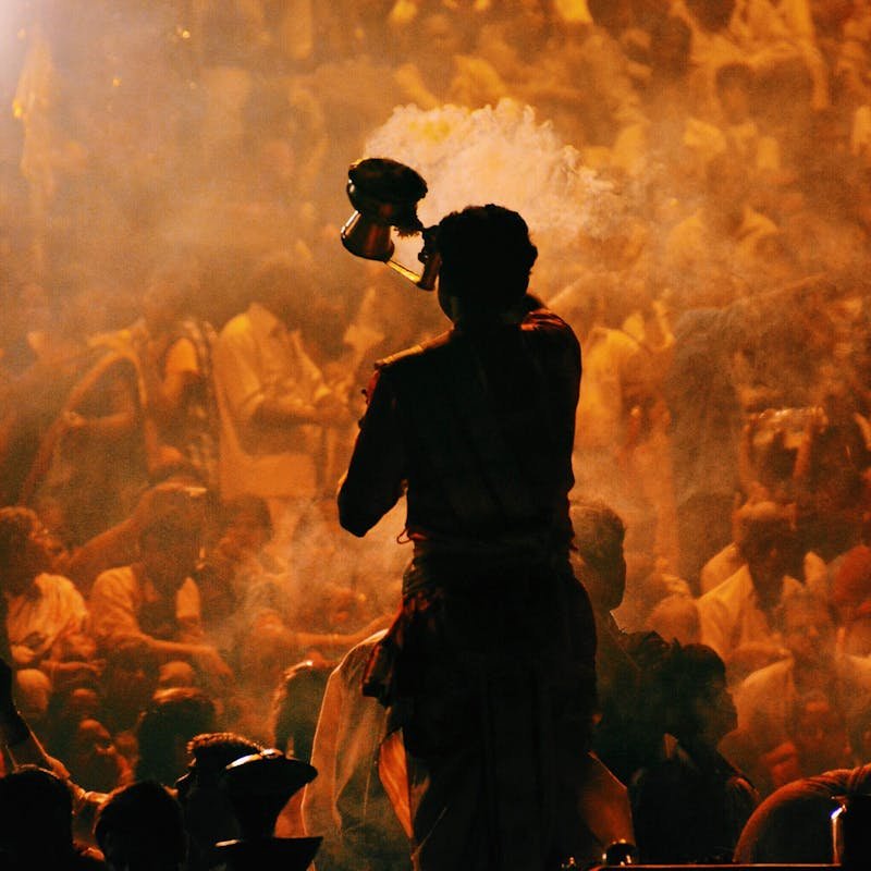 Spiritual travel experience at Varanasi ghats in India